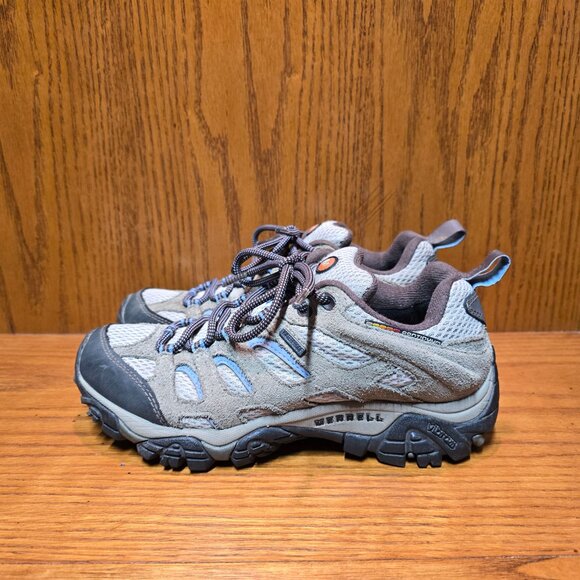 Merrell Moab 2 Womens Size 7 Dusty Olive Waterproof Hiking Running Shoes Boots - Picture 4 of 10